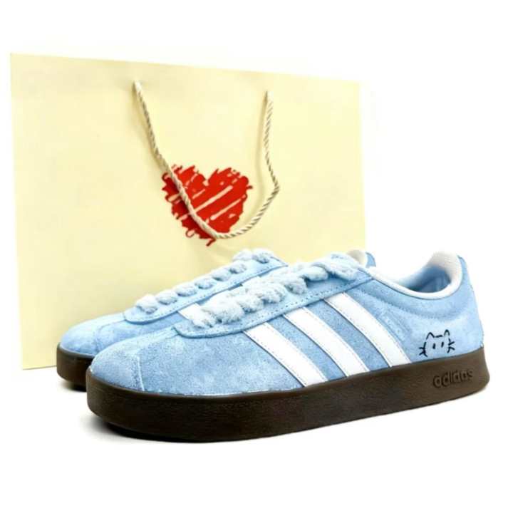 Adidas Adidas VL COURT 2.0 Dopamine Dressing, Versatile, Maris Sal Meowth German Army Trainers Unisex Blue