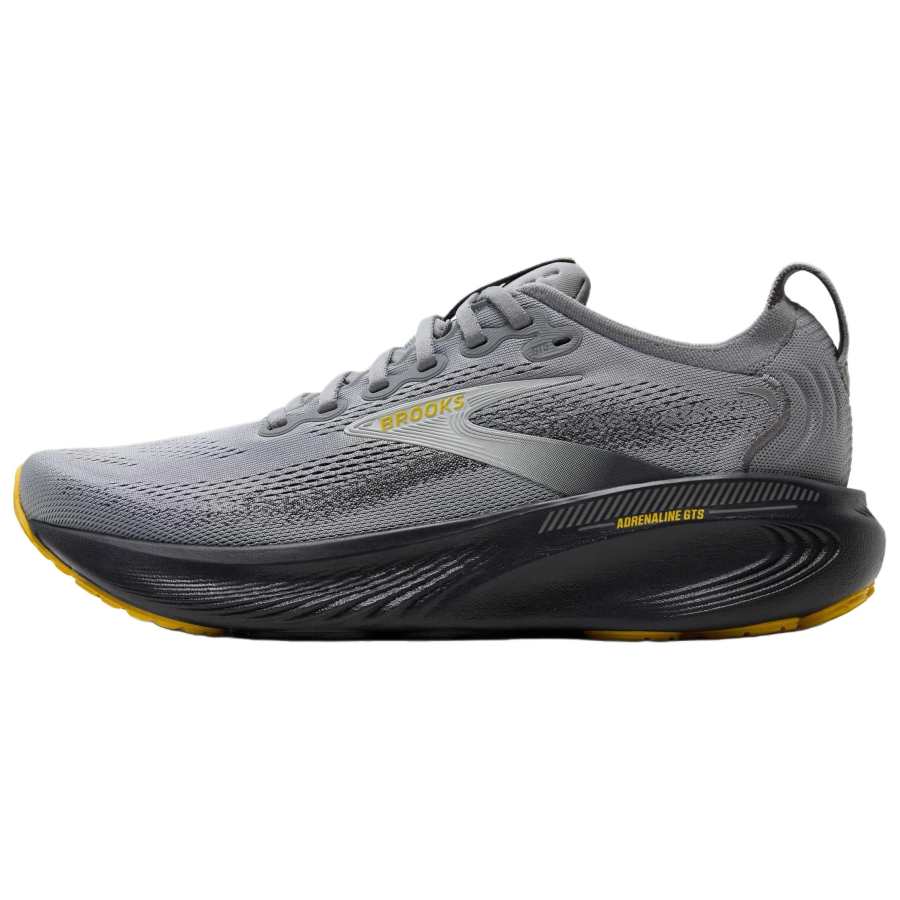 Brooks Adrenaline GTS 25 Soft And Comfortable Breathable Support Casual Running Shoes Men's Gray