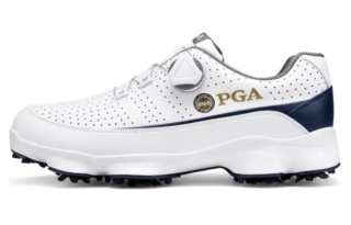 PGA Cushioning, Wear Resistant Low top Golf Shoes Men's White