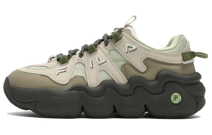 FILA Panini Running Shoes 'Beige Green' Women's