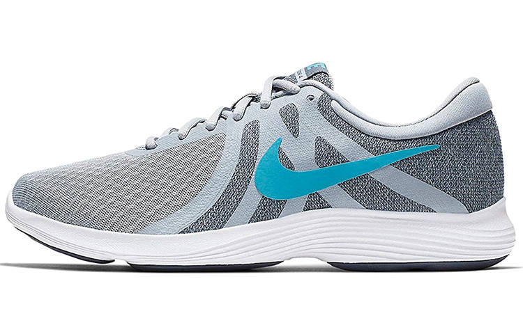 Nike Nike REVOLUTION 4 Textile, Mesh Slip Resistant Lightweight Abrasion Resistant Breathable Low top Running Shoes Men's