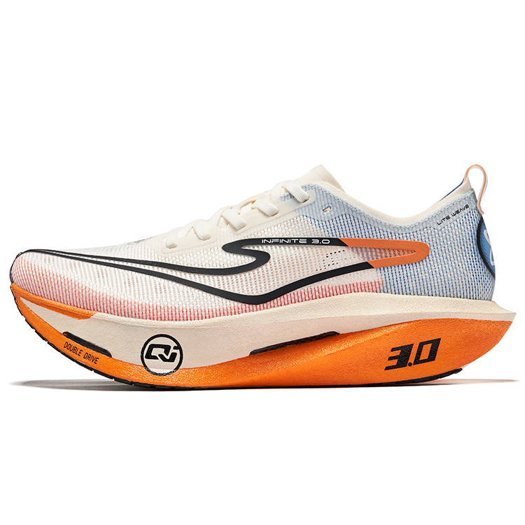 Erke Blue World 3.0 Low top Luck Star Erke Technology Marathon Running Shoes Men's Swan Colorway