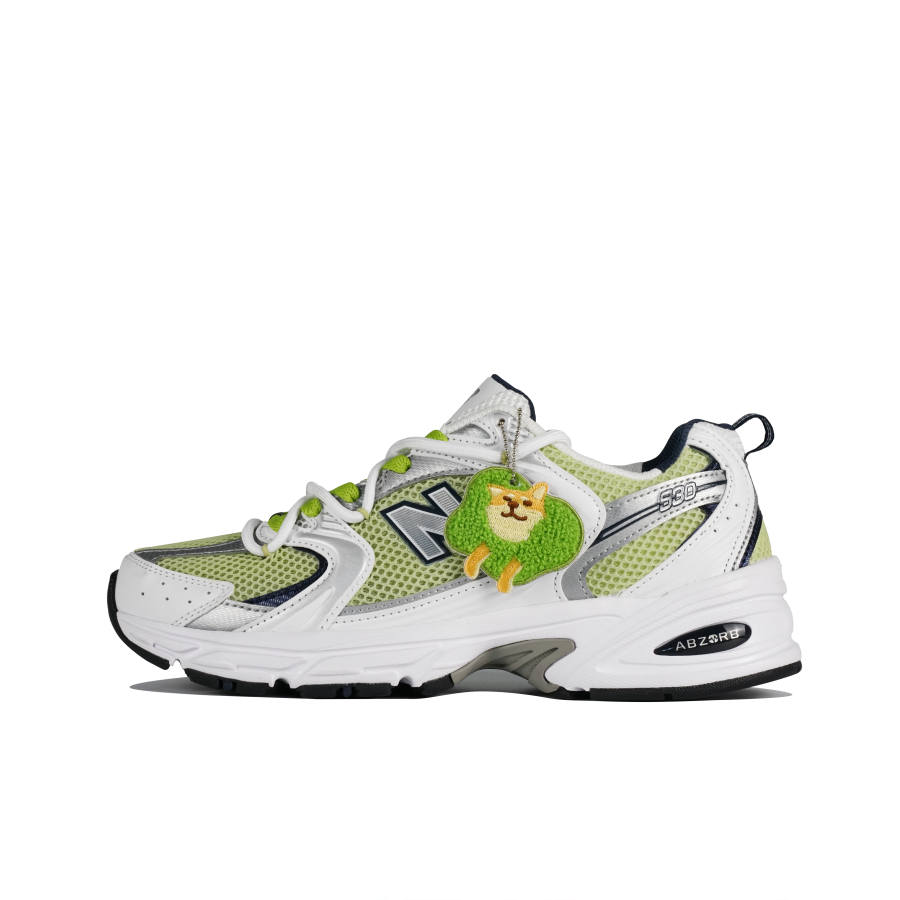 New Balance New Balance NB 530 Cushioning Breathable Low top Running Shoes Unisex White Green