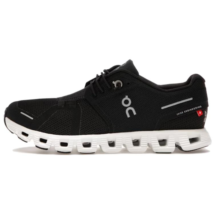On On Running Cloud 5 Black White Women's