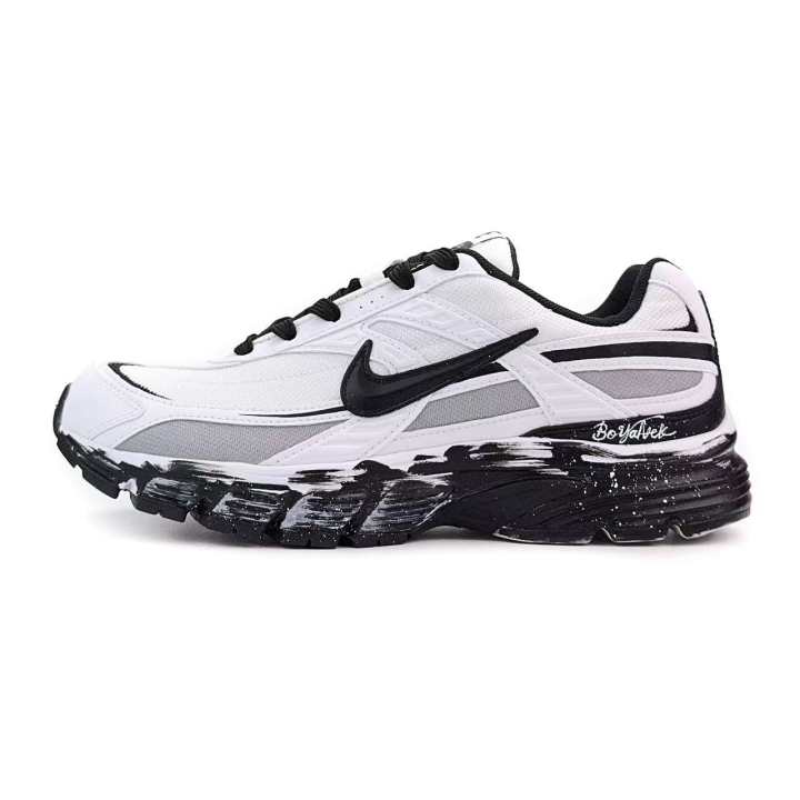Nike Nike Initiator Running Shoes Unisex Low Top White Black Gray Patchwork
