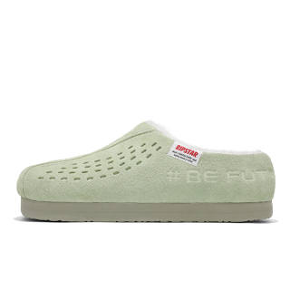 RIPSTAR Abrasion Resistant Slip Resistant Closed Toe Slippers Unisex Light Matcha