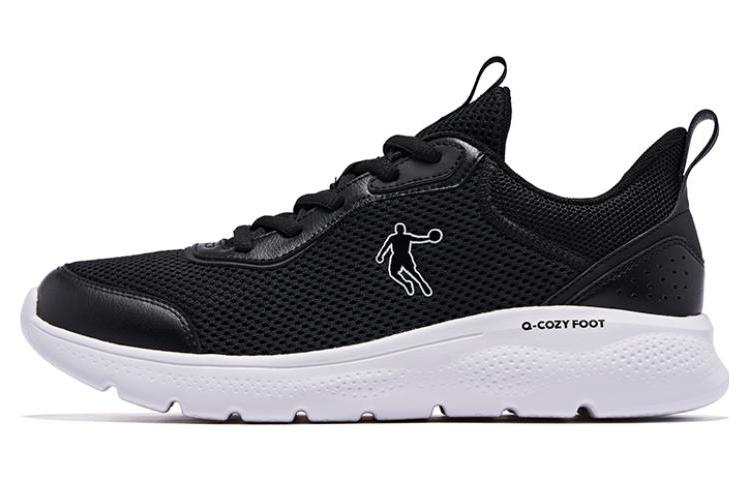 QIAODAN Low top Running Shoes Men's Black White