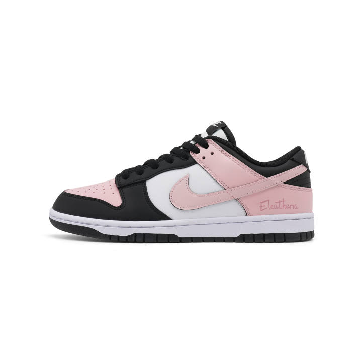 Nike Nike Dunk Cherry Blossom Urban Chic Style Cow Leather Cushioning, Wear Resistant Low top Skateboard Shoes Women's Pink