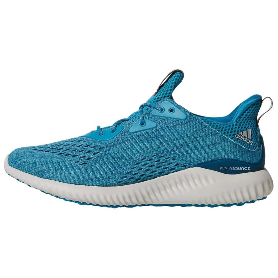 Adidas Adidas AlphaBounce Abrasion Resistant Abrasion Resistant Low top Running Shoes Men's Blue