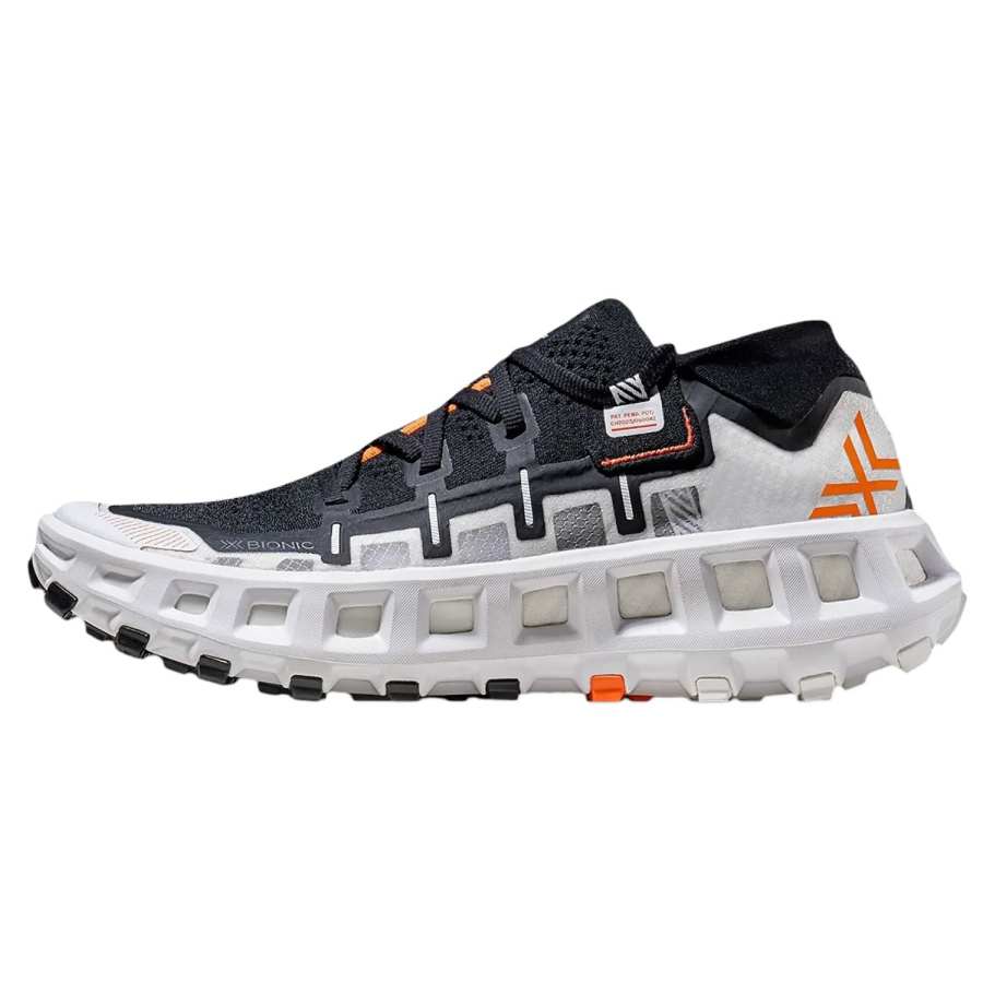 XBIONIC XBIONIC Slip Resistant Abrasion Resistant Low top Trail Running Shoes Unisex Black White