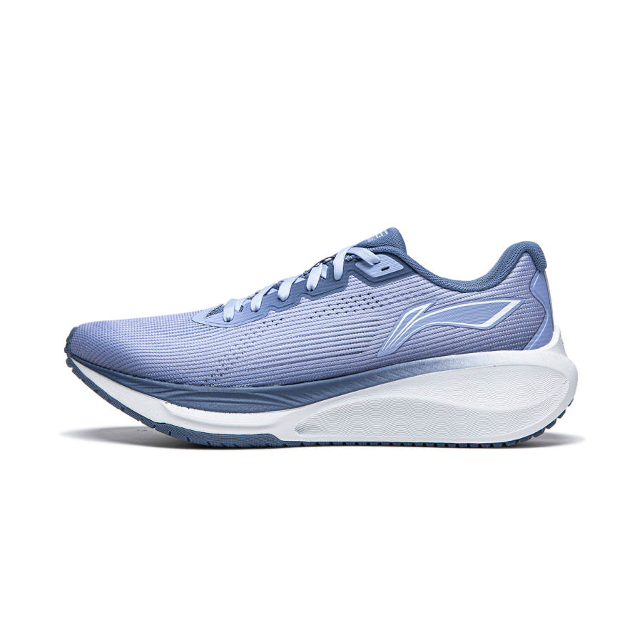Li-Ning Li Ning Version 2.0 Cushioning Slip Resistant Abrasion Resistant Breathable Low top Sprint Running Shoes Men's Blue