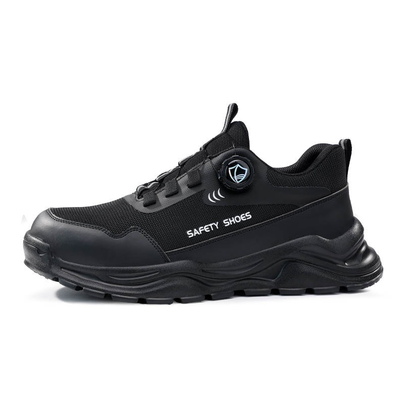 LANOUDUN Impact Resistant Lightweight Low top Outdoor Shoes Men's Black