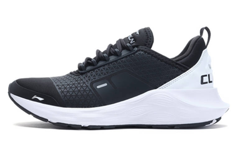 Li-Ning Li Ning Cloud 6 Cushioning Low top Running Shoes Women's Black White