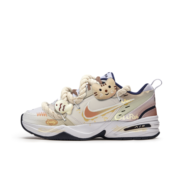Nike Nike Air Monarch 4 Freedom Panda, Butter Kitten Abrasion Resistant Abrasion Resistant Low top Chunky Sneakers Unisex