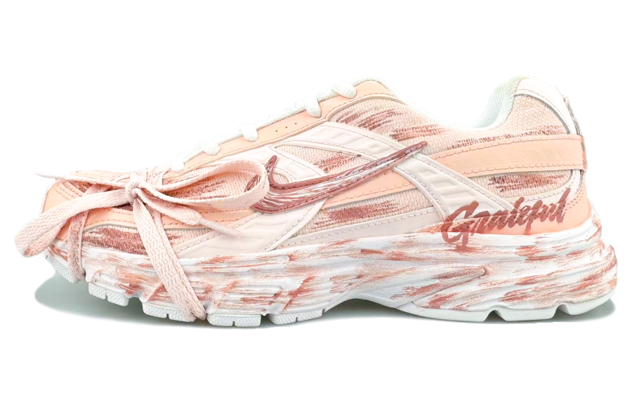 Nike Nike Initiator Cushioning Abrasion Resistant Breathable Low top Running Shoes Unisex Pink