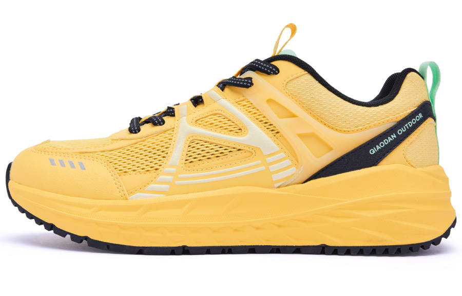 QIAODAN Wilder Cushioning Impact Resistant Abrasion Resistant Slip Resistant Low top Running Shoes Men's Primulin Black