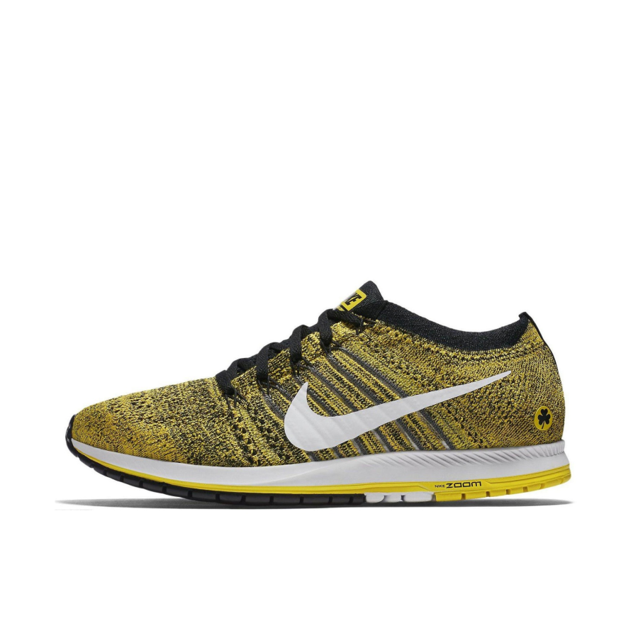 Nike Nike Slip Resistant Abrasion Resistant Low top Air Cushion Running Shoes Men's Yellow White