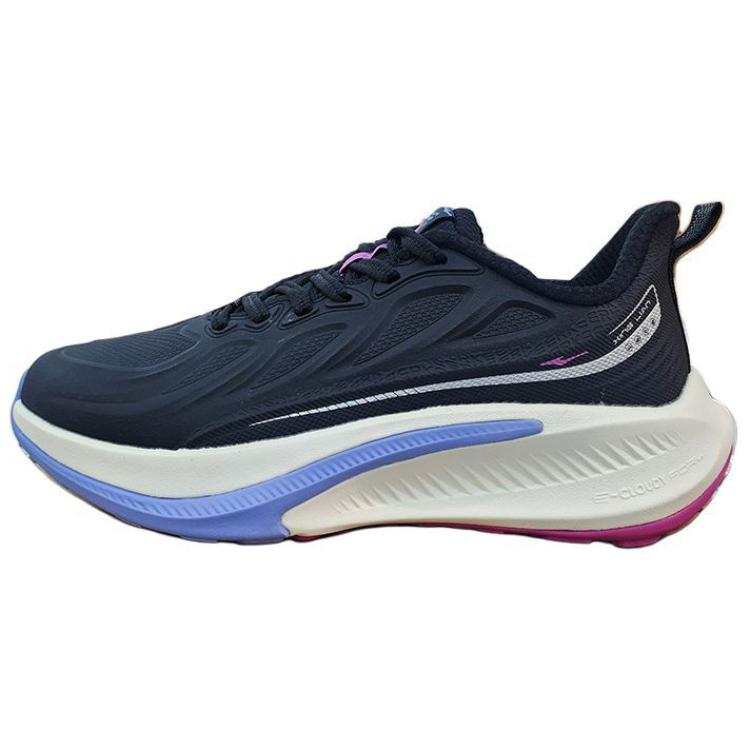 Erke Cushioning, Wear Resistant Low top Casual Running Shoes Women's Black