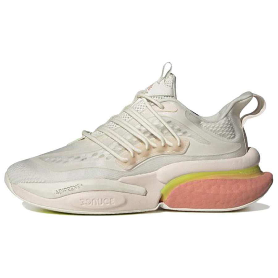 Adidas AlphaBoost V1 Wmns Adidas 'Off White Lucid Lemon' Women's