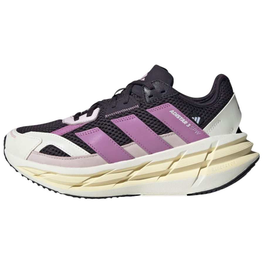 Adidas Adidas ADISTAR 3 Abrasion Resistant Breathable Low top Casual Running Shoes Women's Black Purple