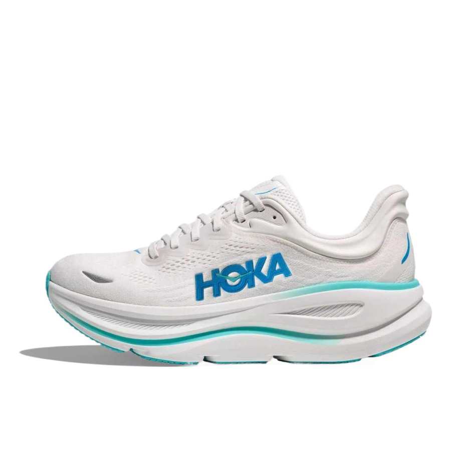 HOKA ONE ONE Bondi 9 Pu Low top Running Shoes Men's White