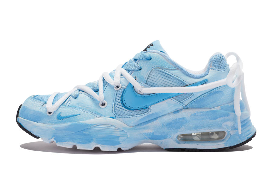 Nike Nike Air Max Fusion Abrasion Resistant Low top Running Shoes Women's Blue White