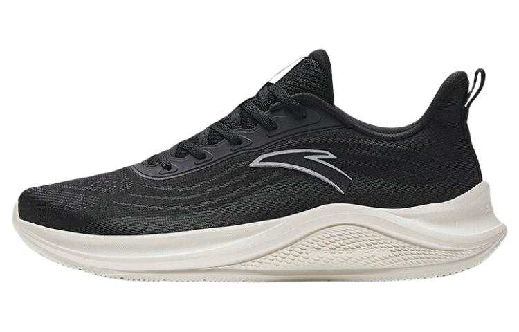 Anta Slip Resistant Abrasion Resistant Low top Casual Running Shoes Men's Black White