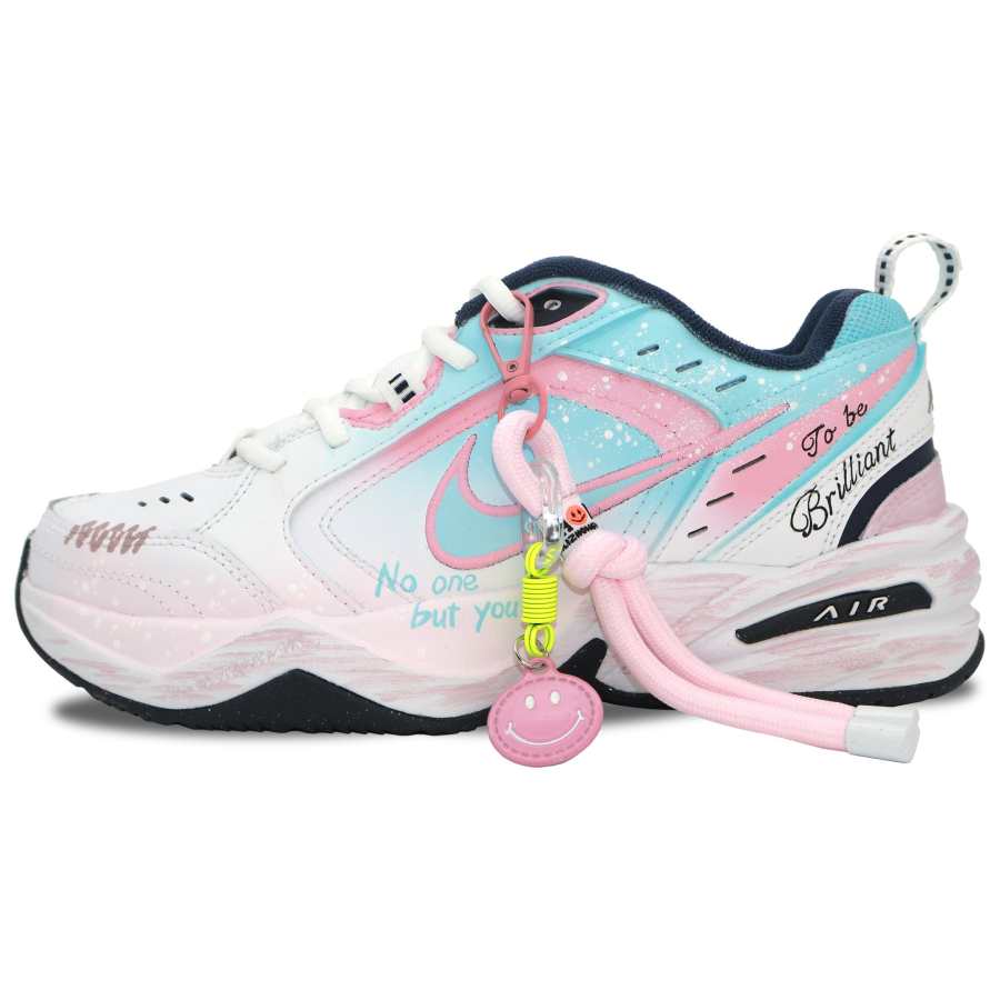 Nike Nike Air Monarch 4 Slip Resistant Low top Chunky Sneakers Unisex Pink