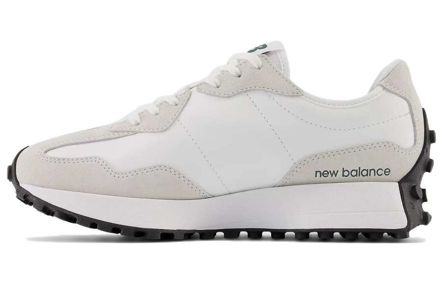 New Balance New Balance NB 327 Leather Abrasion Resistant Low top Running Shoes Women's Gray White Green
