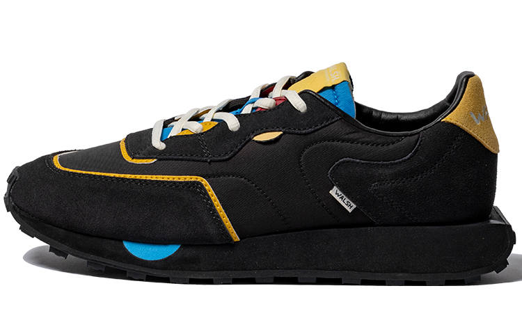 Norman Walsh Cushioning Slip Resistant Abrasion Resistant Low top Running Shoes Unisex Black