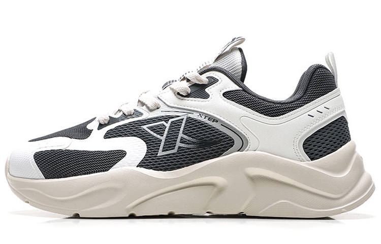 XTEP XTEP Chunky Sneakers Men's Low Top Charcoal Gray/Sail White
