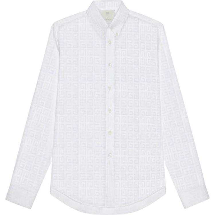 Givenchy Givenchy 4G Pattern Long Sleeved Shirt