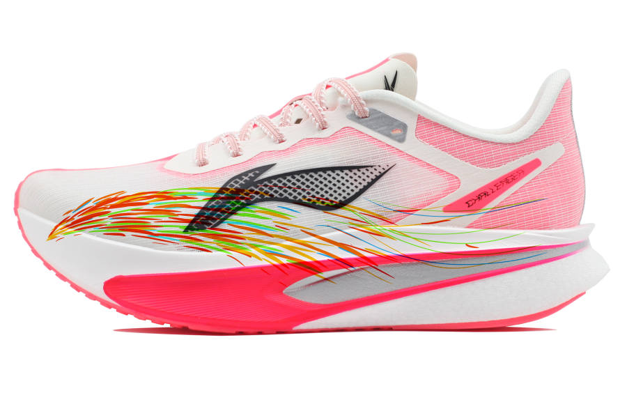 Li-Ning Li Ning Cushioning Slip Resistant Abrasion Resistant Cushioning Slip Resistant Abrasion Resistant Low top Marathon