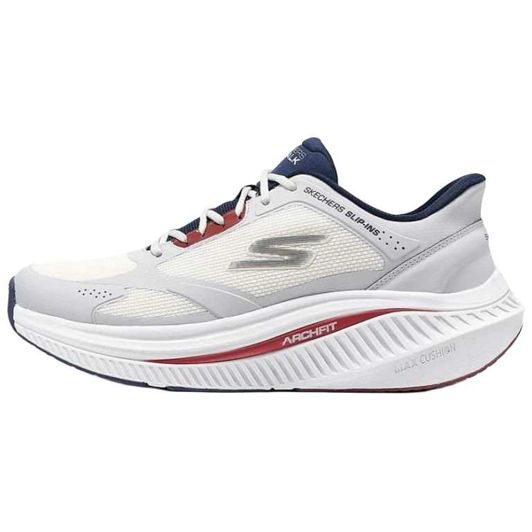 Skechers MEN'S GO WALK Comfortable Abrasion Resistant Coverage Low top Running Shoes Men's White