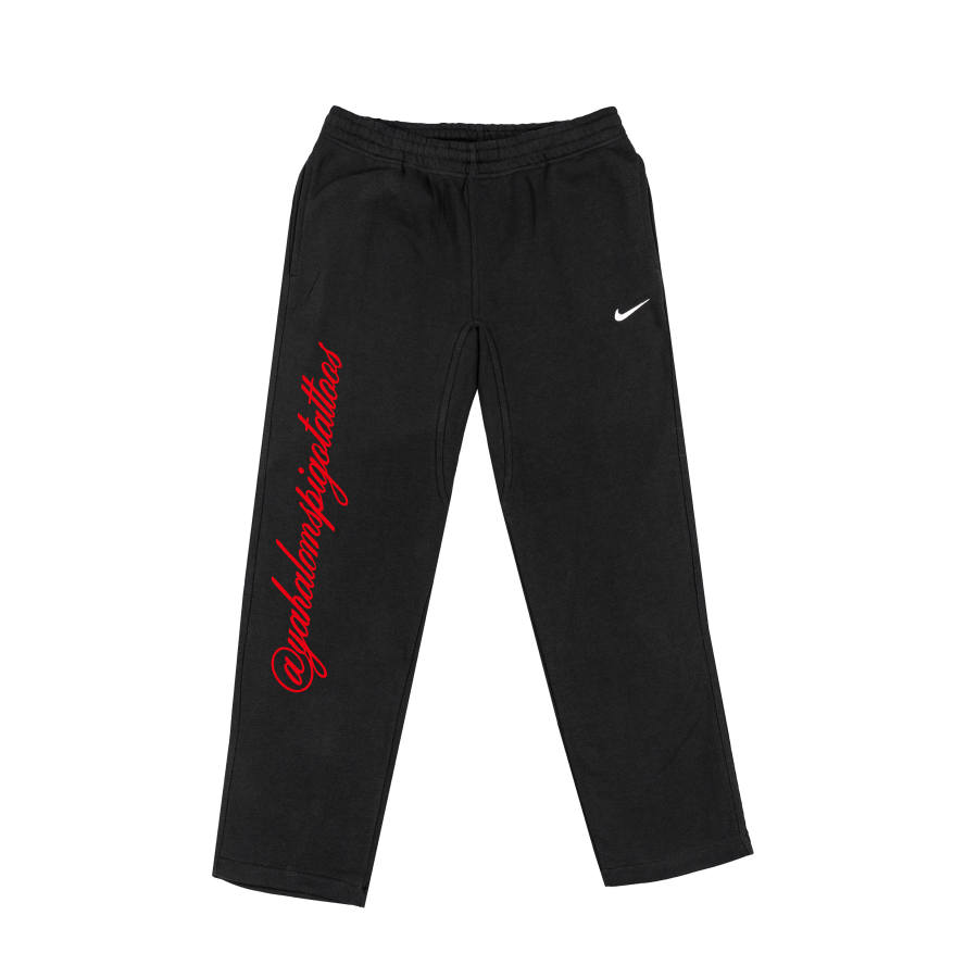 Nike Nike Casual Pants Unisex Black Thickened And Fleece Lined Straight Fit Pants