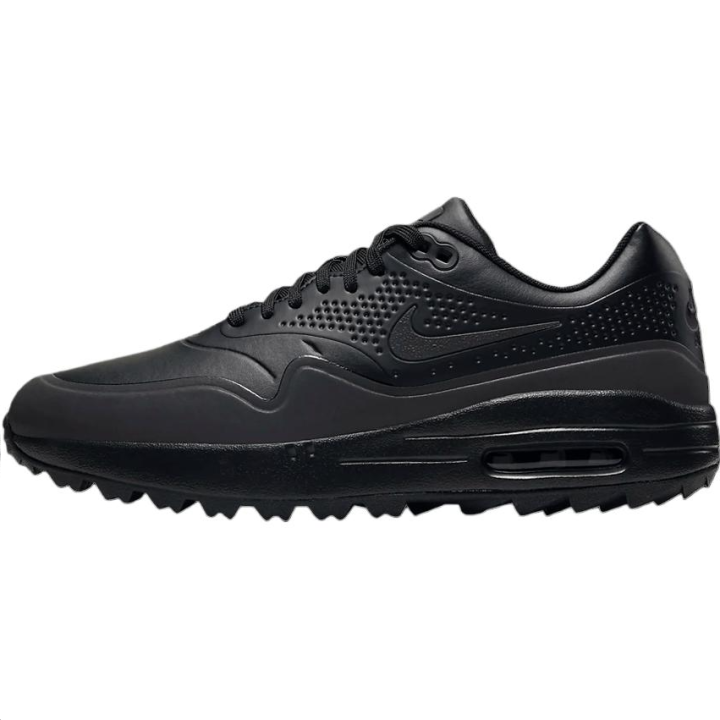 Nike Nike Air Max 1 Leather Golf Shoes Men's Black