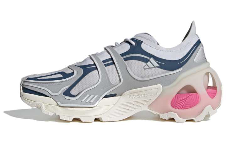 Adidas Adidas Fabric Coverage Low top Casual Running Shoes Unisex Gray Pink