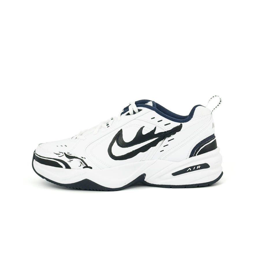 Nike Nike Air Monarch 4 Abrasion Resistant Height Increasing Low top Chunky Sneakers Unisex White