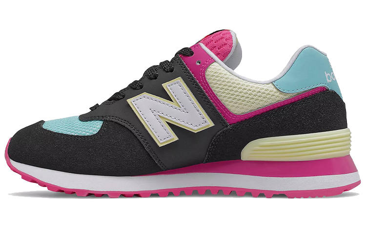 New Balance 574 Wmns New Balance 'Black Pink Glow' Women's