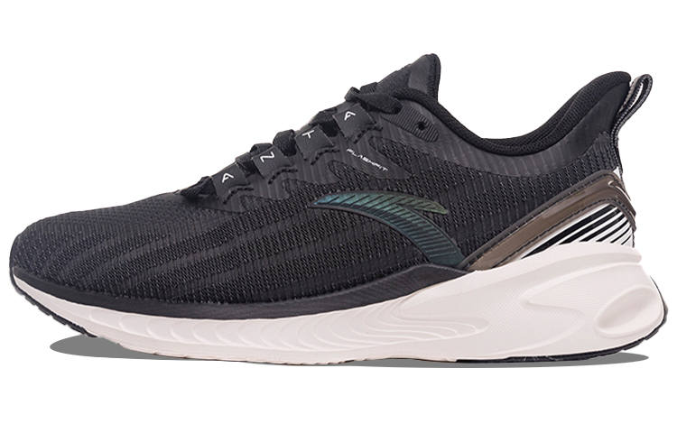 Anta Abrasion Resistant Breathable Low top Running Shoes Women's Black