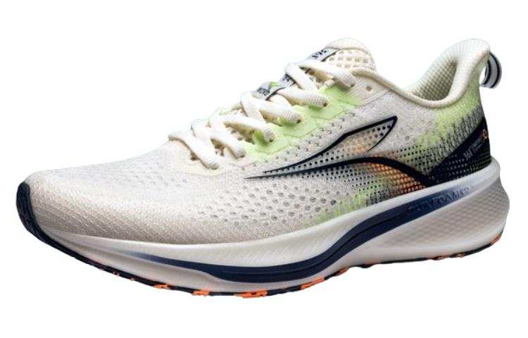 361° Abrasion Resistant Low top Training Running Shoes Men's White Black