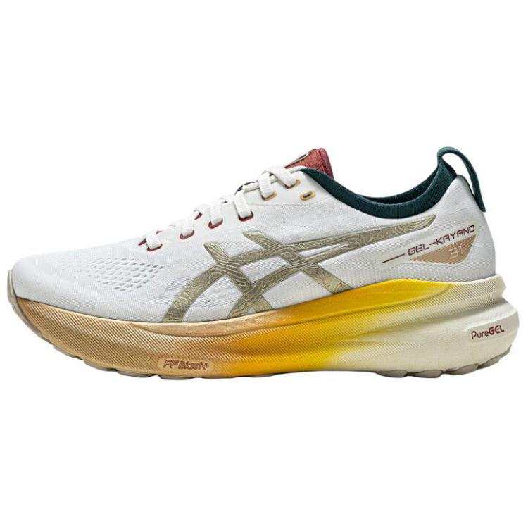 Asics Gel Kayano 31 Low top Running Shoes Women's White Gold
