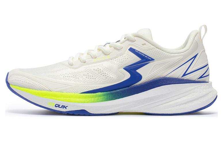 361° Cushioning, Wear Resistant Low top Running Shoes Men's White Blue Green