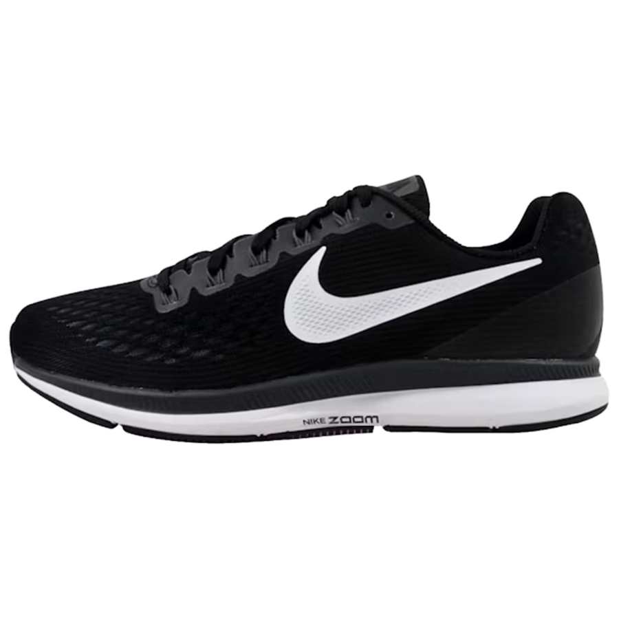 Nike Nike Pegasus 34 Abrasion Resistant Abrasion Resistant Low top Running Shoes Women's Black White Dark Gray
