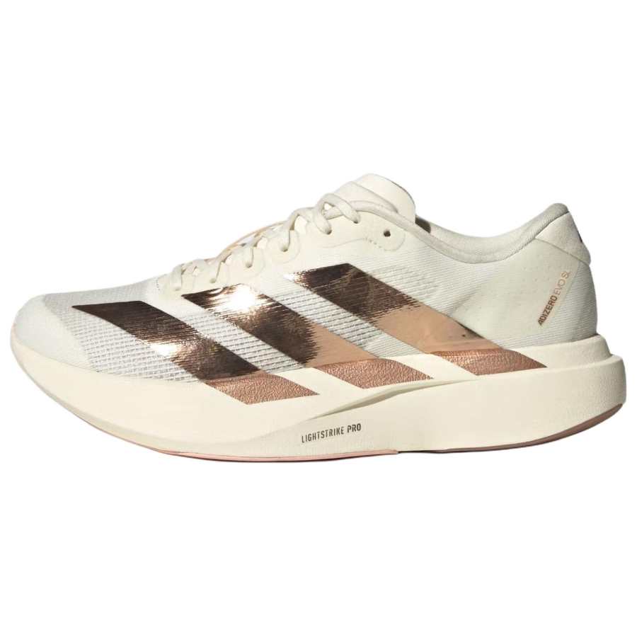Adidas Adidas Adizero Evo SL Height Increasing Running Shoes Women's Beige Gold