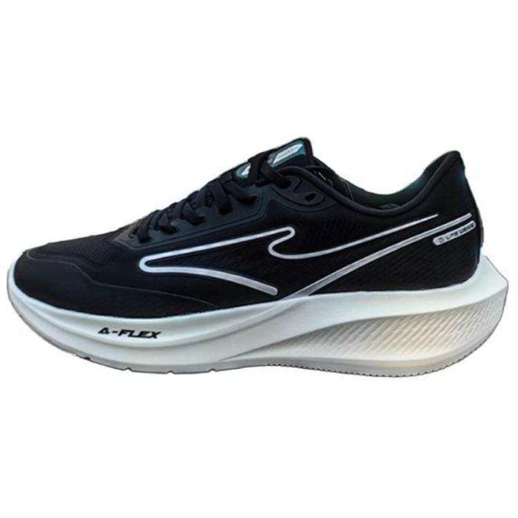 Erke Qitan Lite 4.0 Cushioning Abrasion Resistant Slip Resistant Low top Running Shoes Men's Jet Black