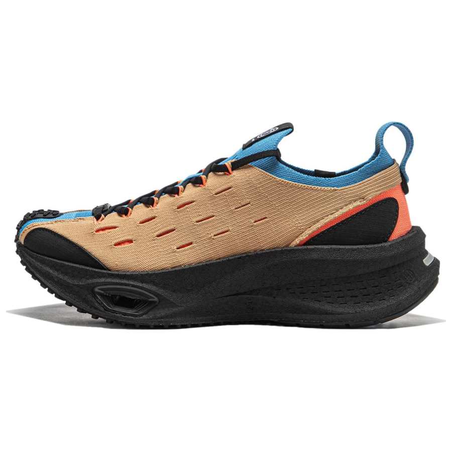 Li-Ning Li Ning Cushioning, Wear Resistant Low top Sports Casual Shoes Unisex Brown Blue
