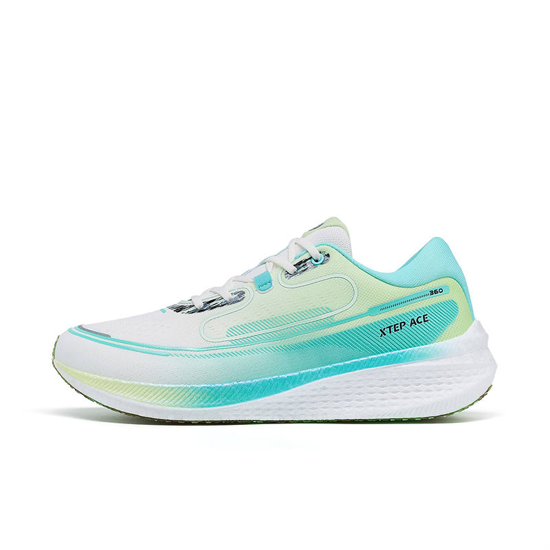 XTEP Race 360 1.0 Marathon Fabric Cushioning Slip Resistant Abrasion Resistant Breathable Lightweight Low top