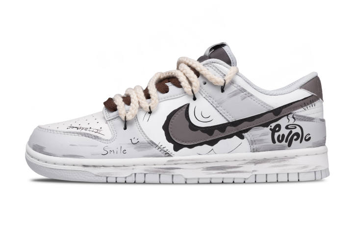 Nike Nike Dunk Bear Coffee Artificial Leather Lightweight Breathable Lightweight And Breathable Low top Skateboard Shoes