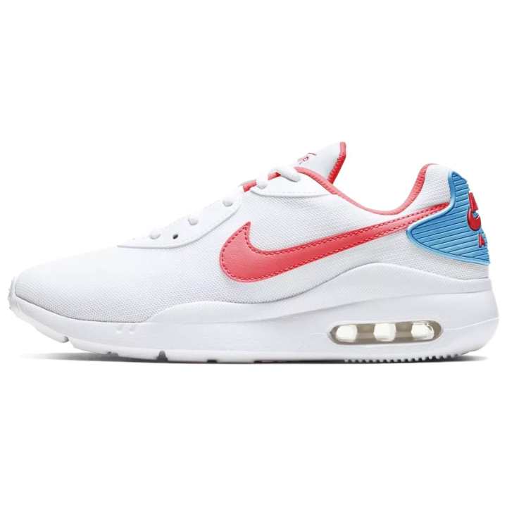 Nike Nike Air Max Oketo Abrasion Resistant Low top Running Shoes Women's White Blue
